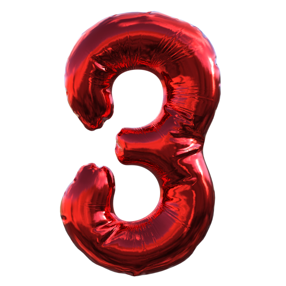 3d balloon letters and numbers png