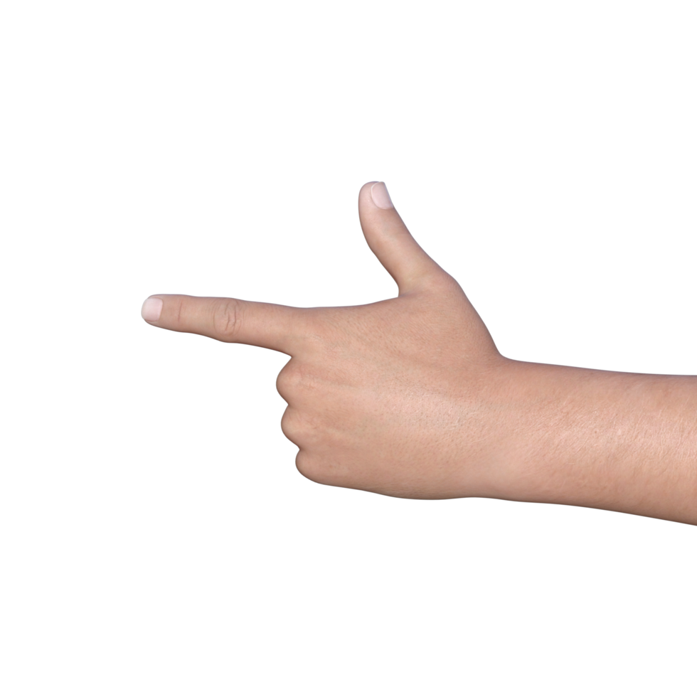 hands pose gesture 3d rendering png