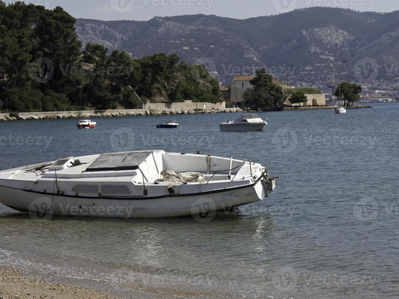 sanary sur mer in france photo