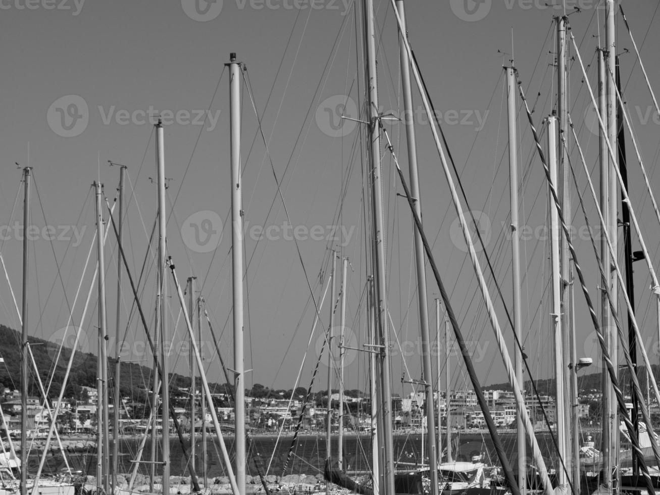 Sanary sur mer in france photo