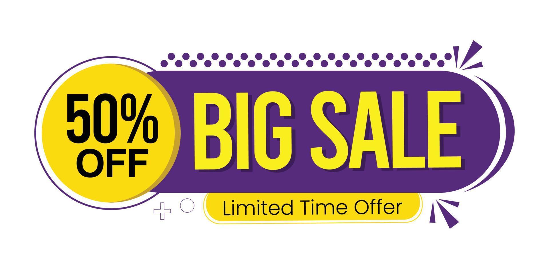 Big Sale Tag Vector Design Template