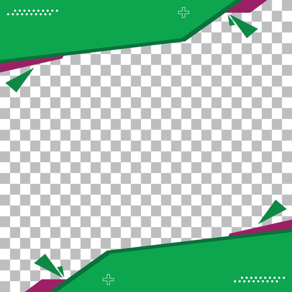 Colorful Vector Frame Background Template Design