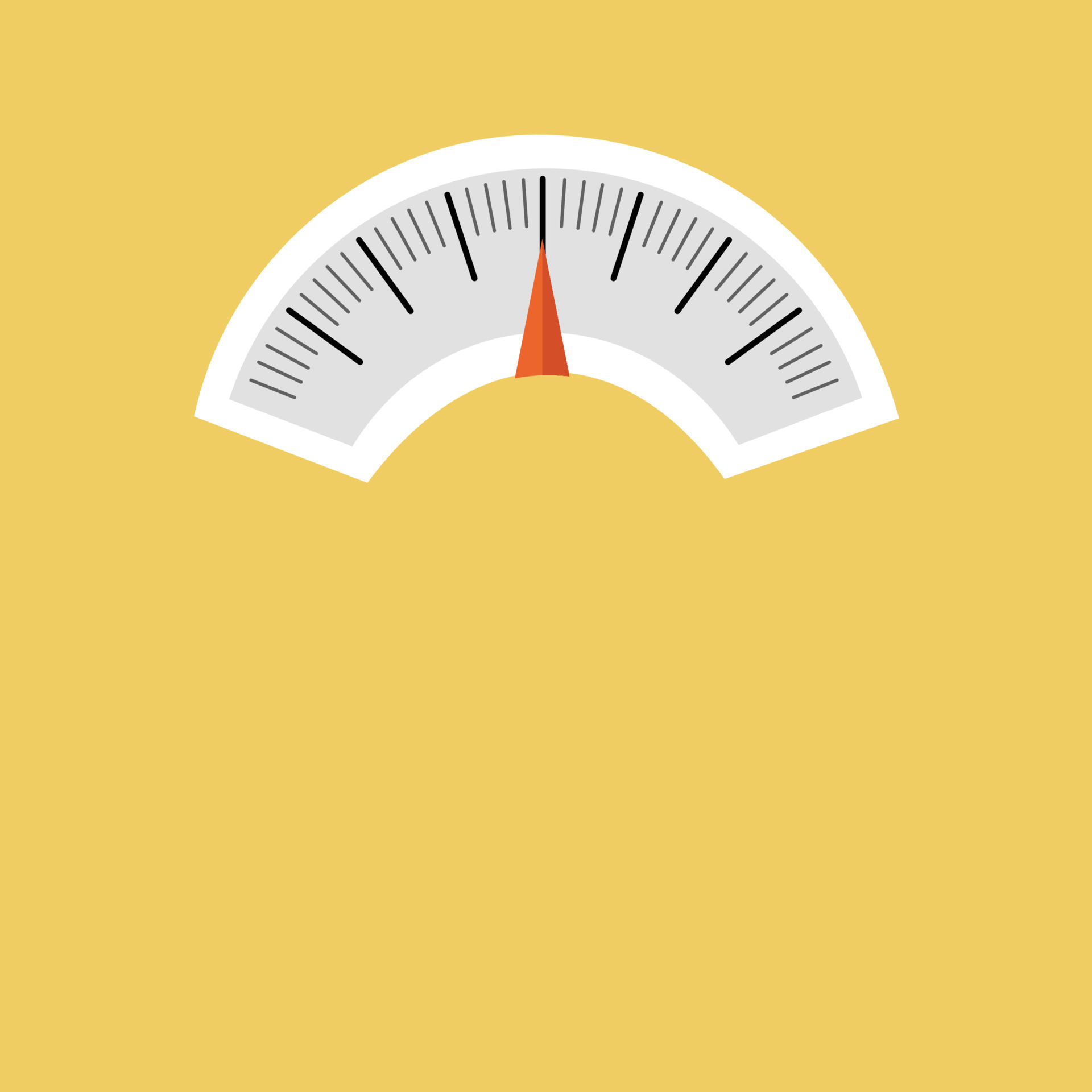 Weight scale icon on yellow background. 10925986 Vector Art at Vecteezy