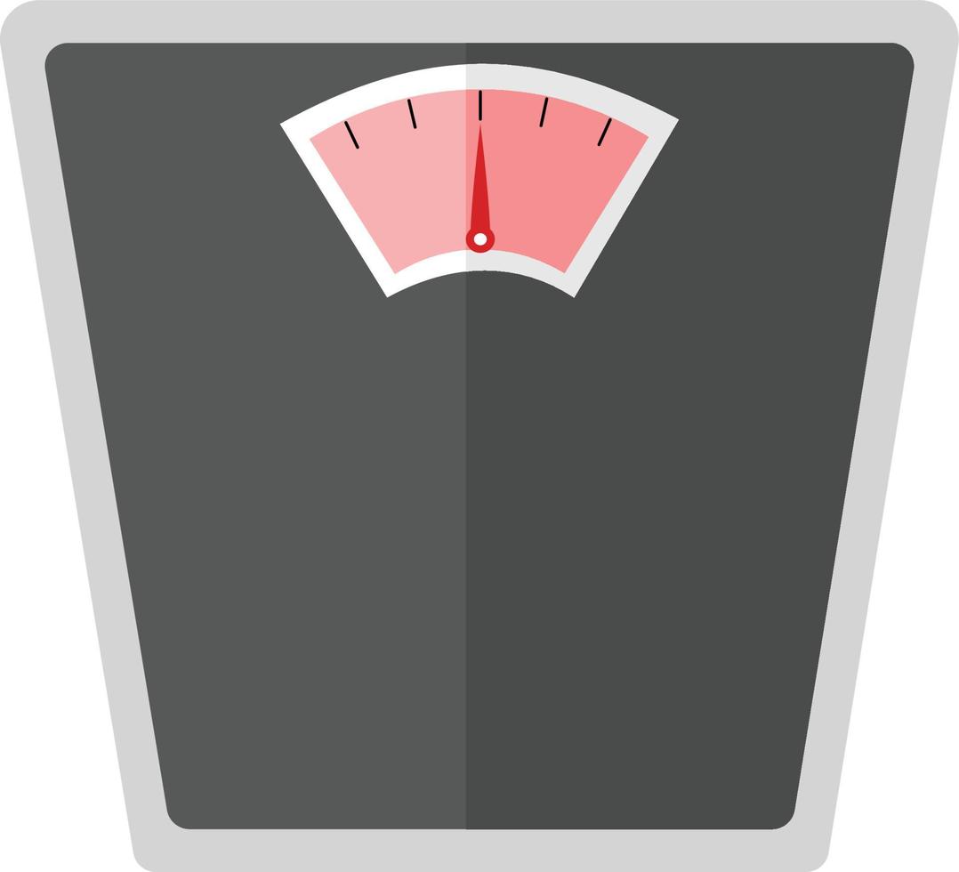 Weight scale icon on white background. vector