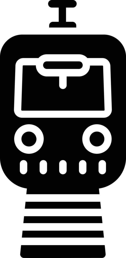 Train Glyph Icon vector