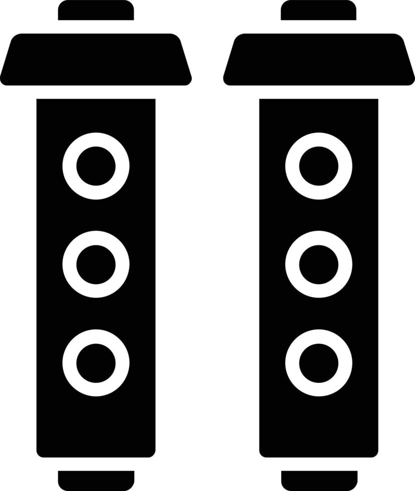 Trafic Light Glyph Icon vector