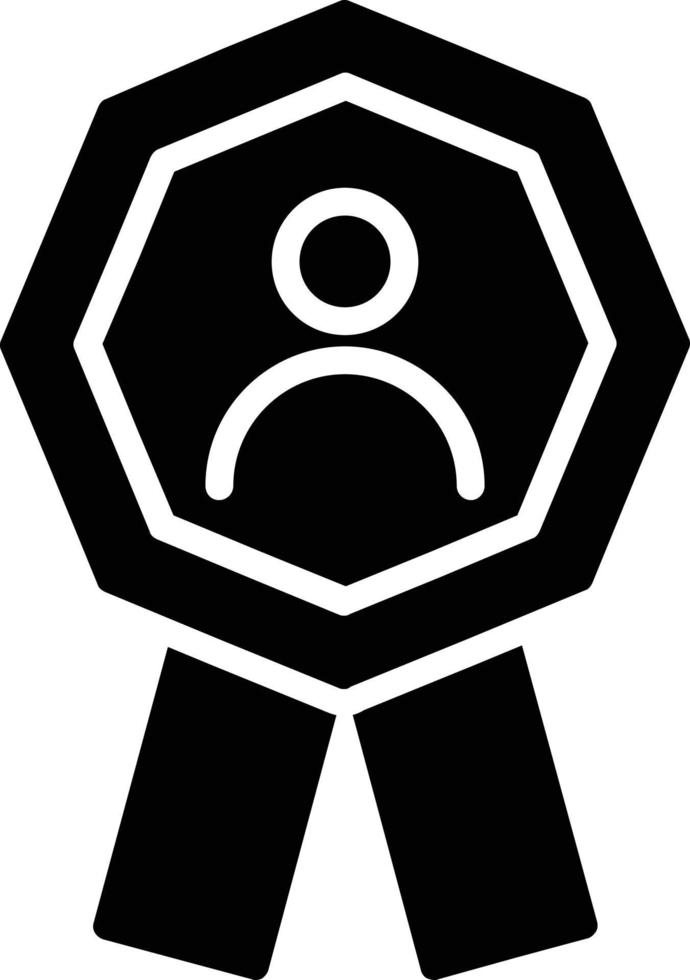 Reward Glyph Icon vector