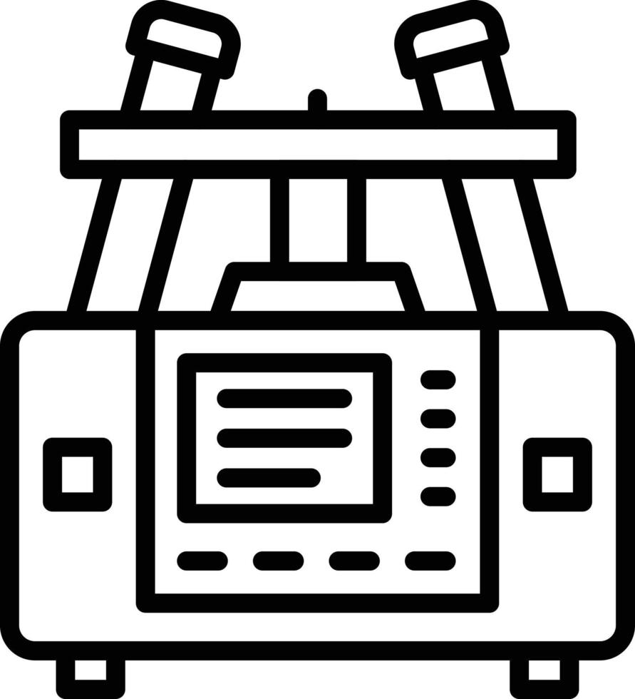 Centriguge Line Icon vector