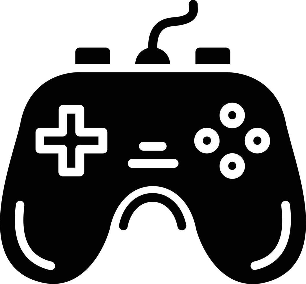 icono de glifo de gamepad vector