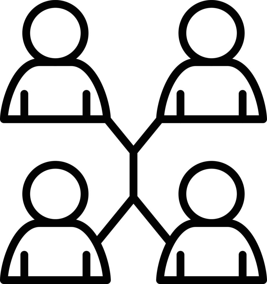 People Connection Icon vector