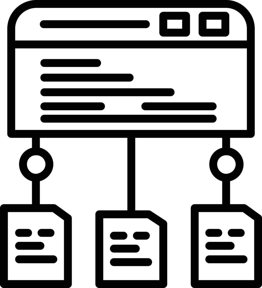 Data Flow Icon vector