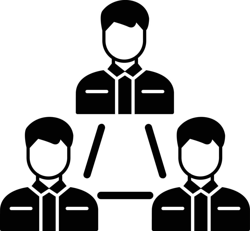 Meeting Glyph Icon vector