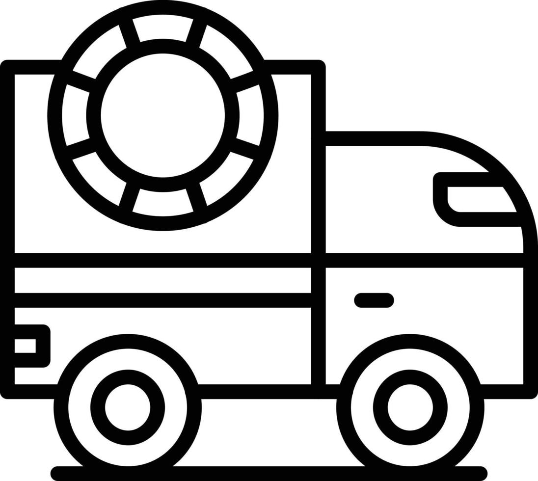 Van Line Icon vector