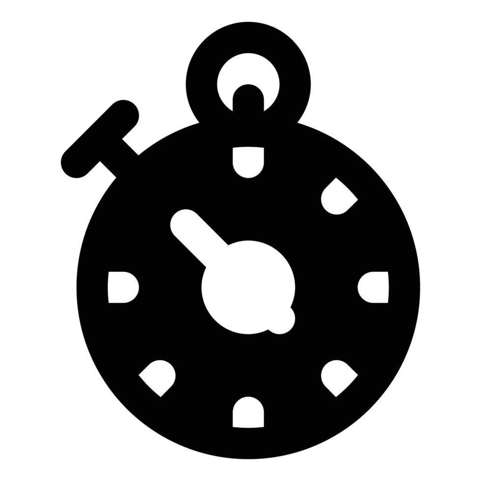 Deadline, Solid Style Icon Business and Finance vector