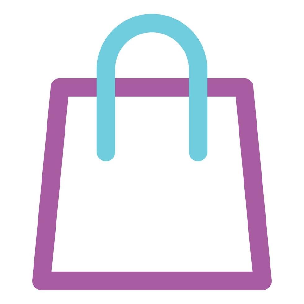 Shopping Bag, Filled Line Style Icon Diwali vector