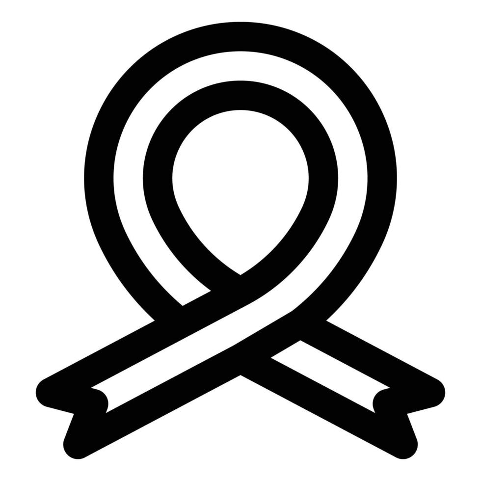 Scarf, Line Style Icon Diwali vector