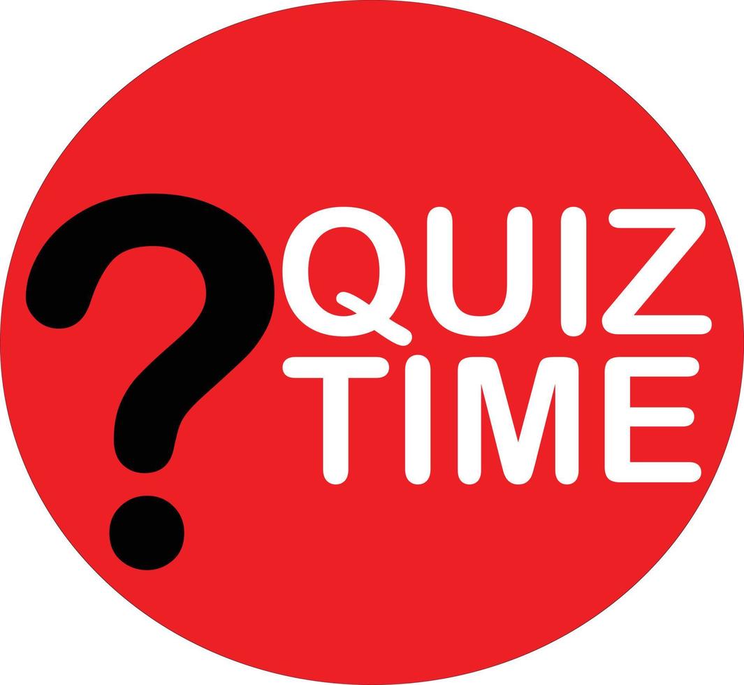 question mark banner on white background. quiz time sign. sign ask game competition. flat style. vector