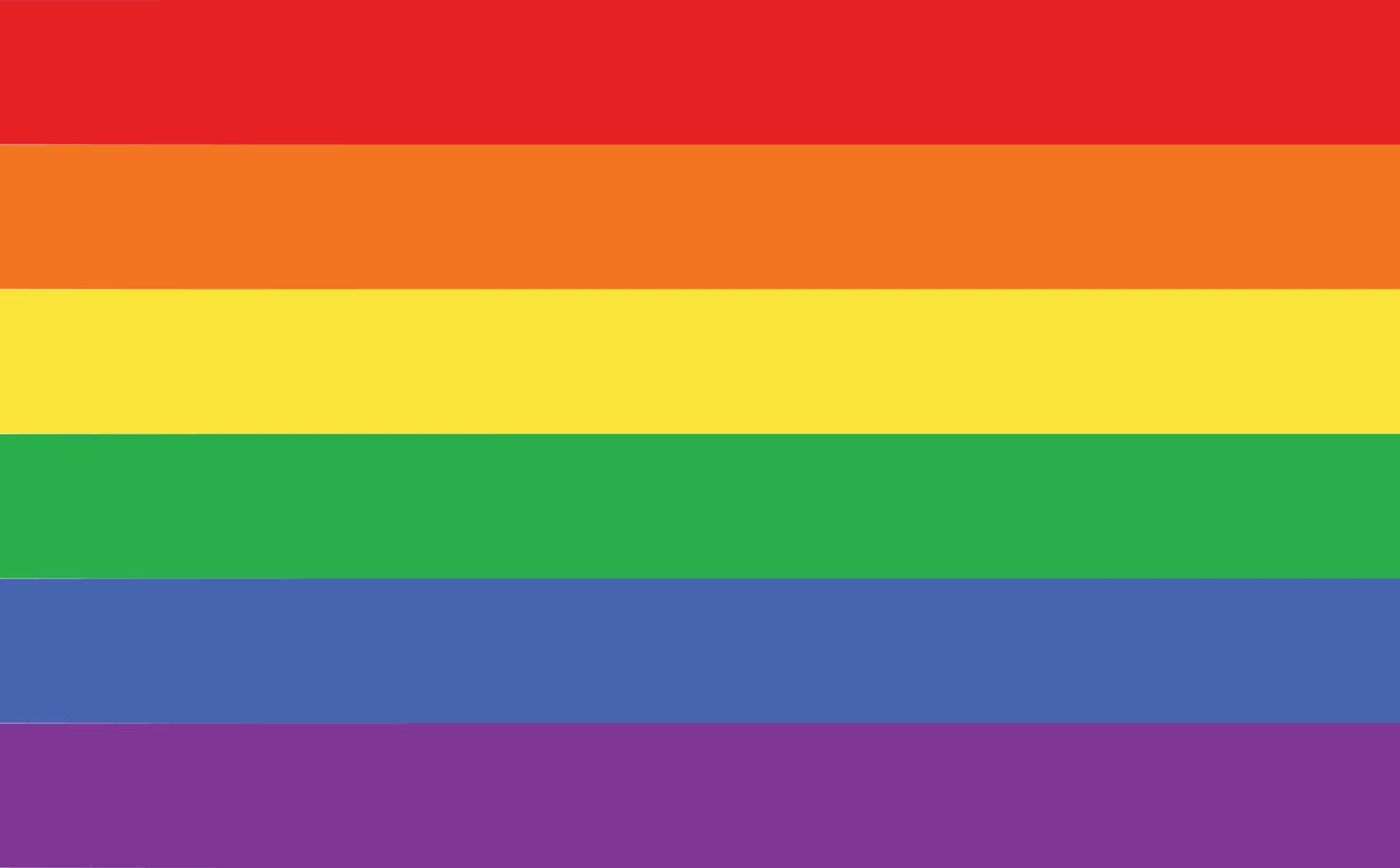 LGBT pride flag. rainbow flag background. Pride symbol. flat style. vector