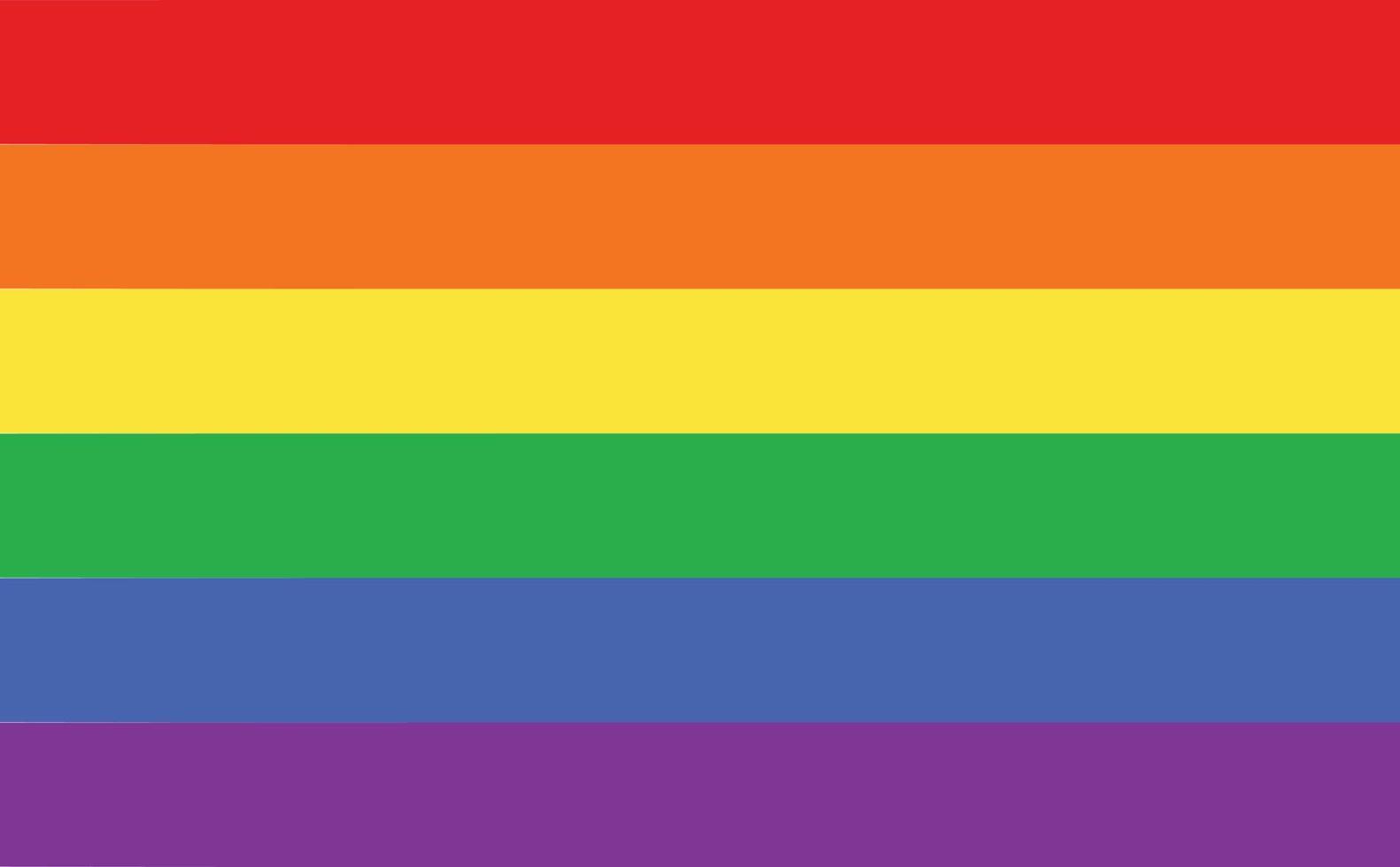 bandera del orgullo lgbt. fondo de la bandera del arco iris. símbolo de orgullo estilo plano vector