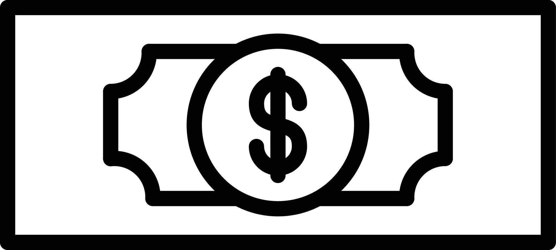 Money Line Icon vector