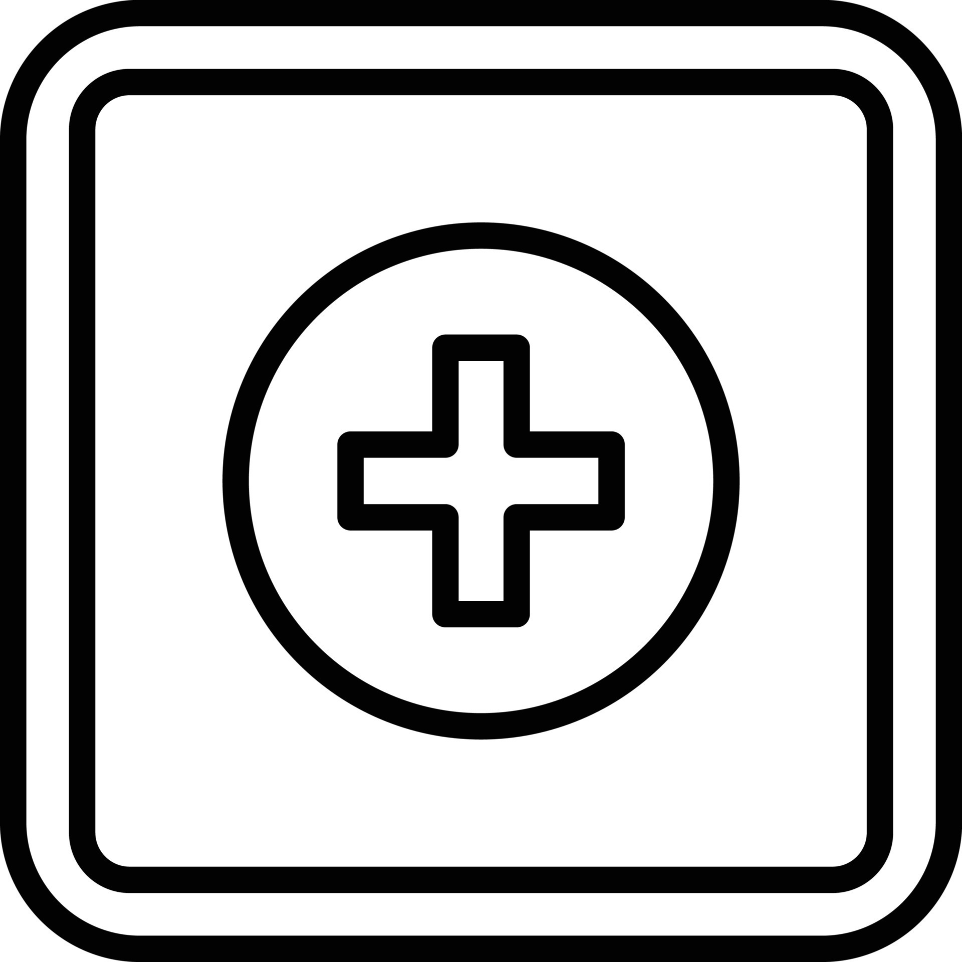 First Aid Symbol Line Icon 10927174 Vector Art at Vecteezy