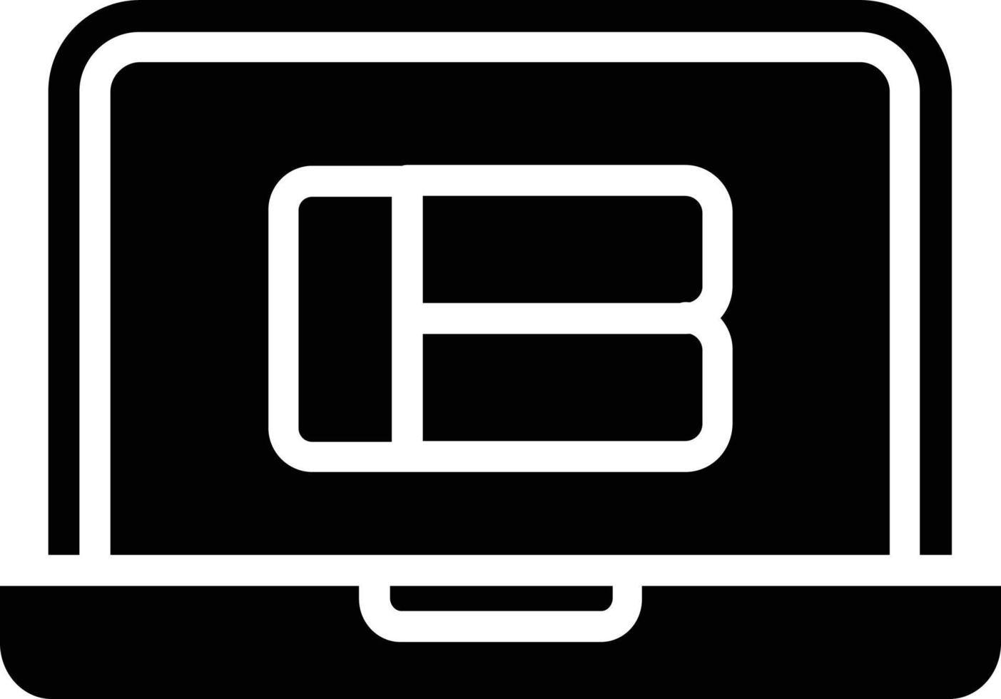 Responsive Glyph Icon vector