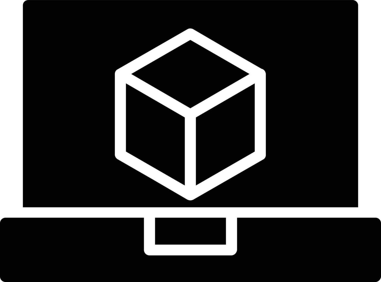 Simulator Glyph Icon vector