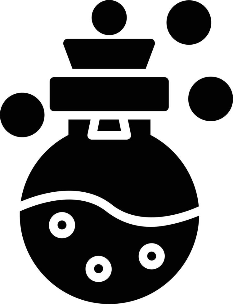 Poison Glyph Icon vector