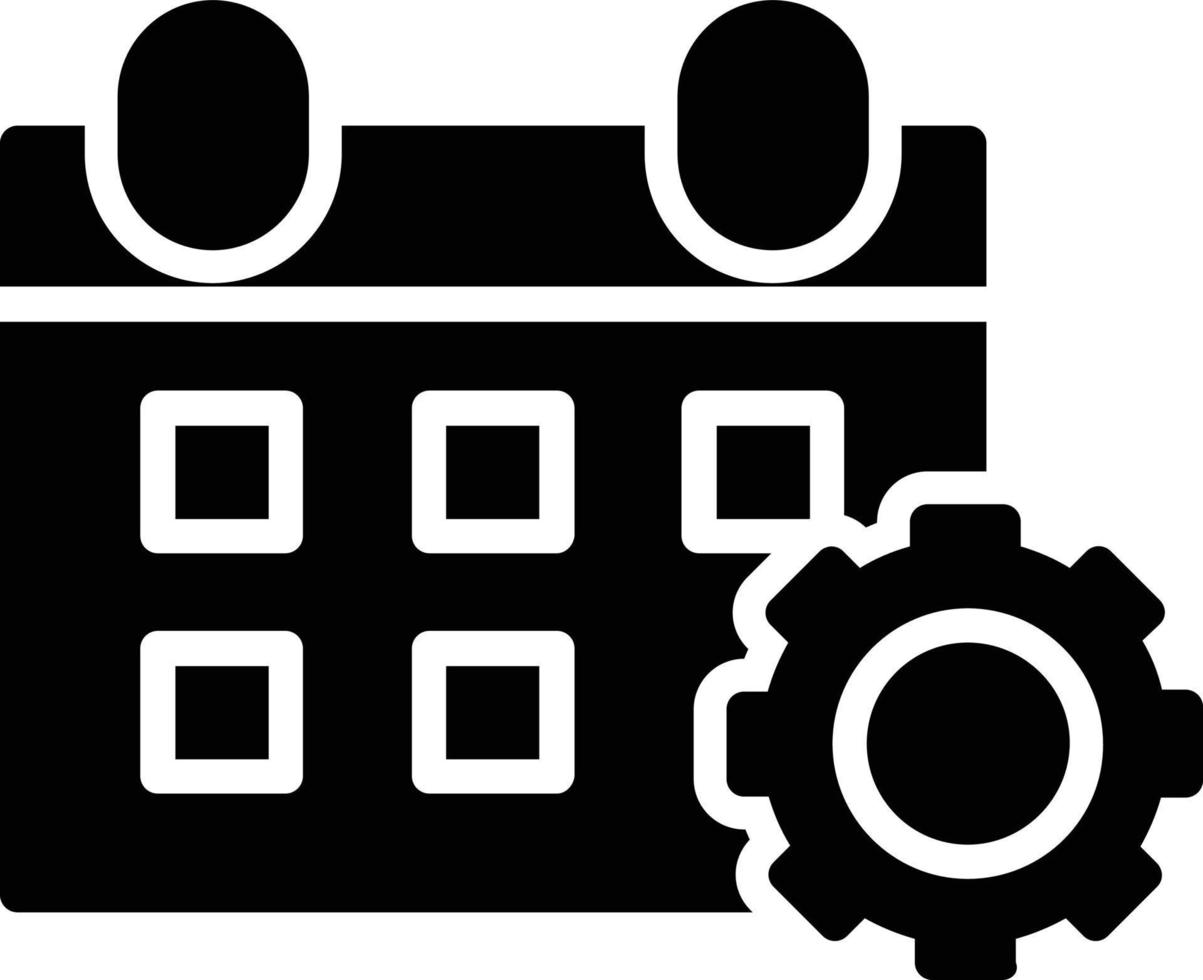 Event Management Glyph Icon vector