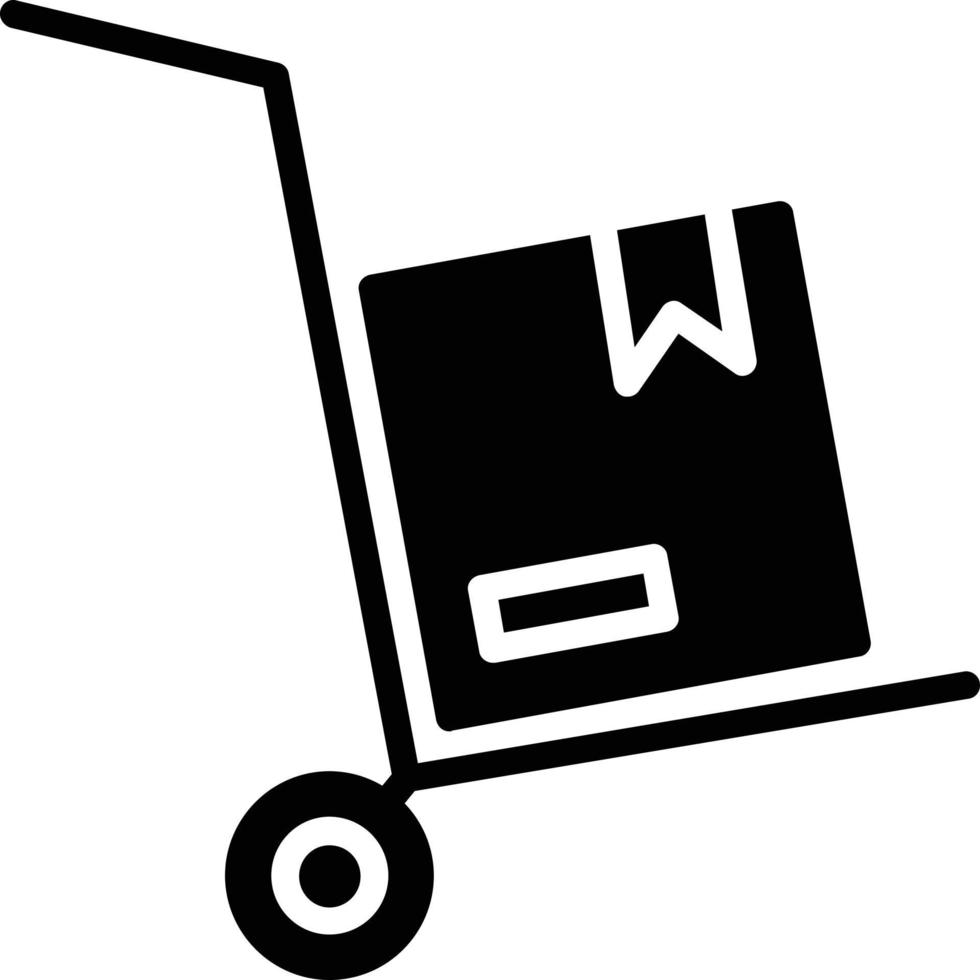 Logistics Glyph Icon vector