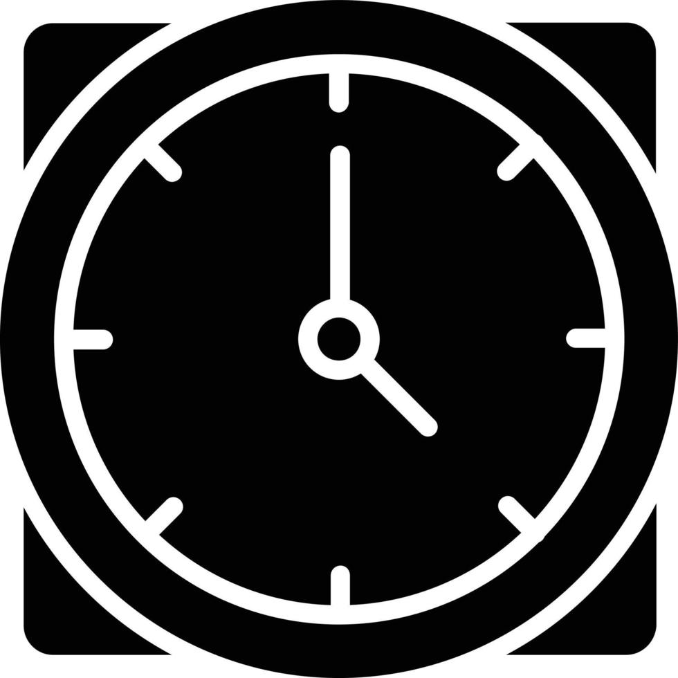 Time Out Glyph Icon vector