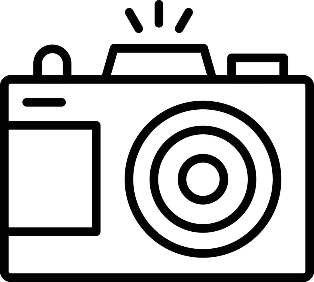 Camera Line Icon vector