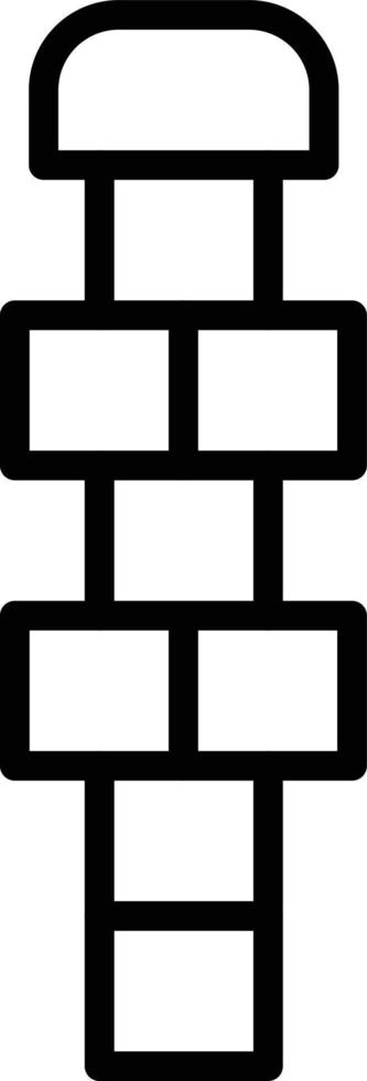 Hopscotch Line Icon vector
