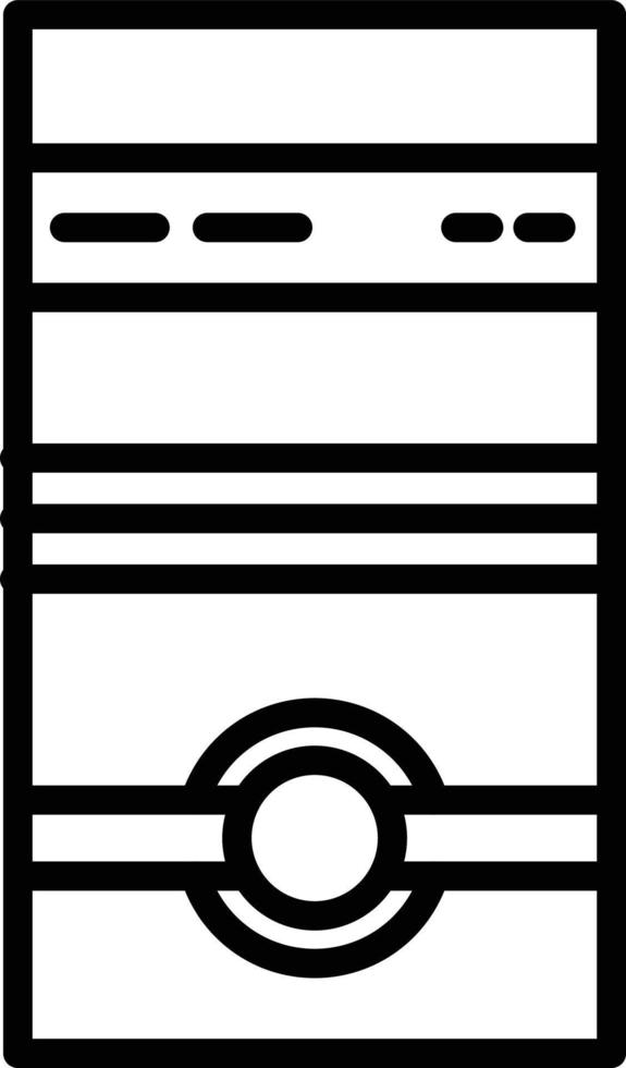 Cpu Line Icon vector