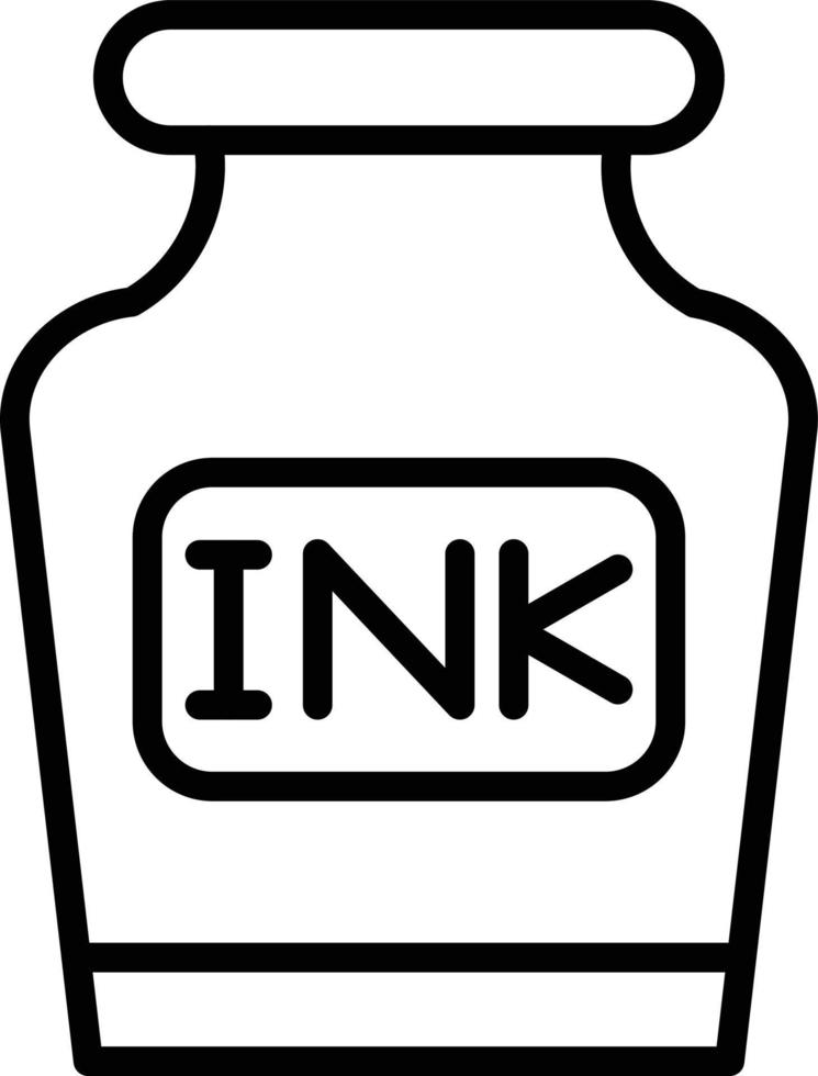 Ink Line Icon vector