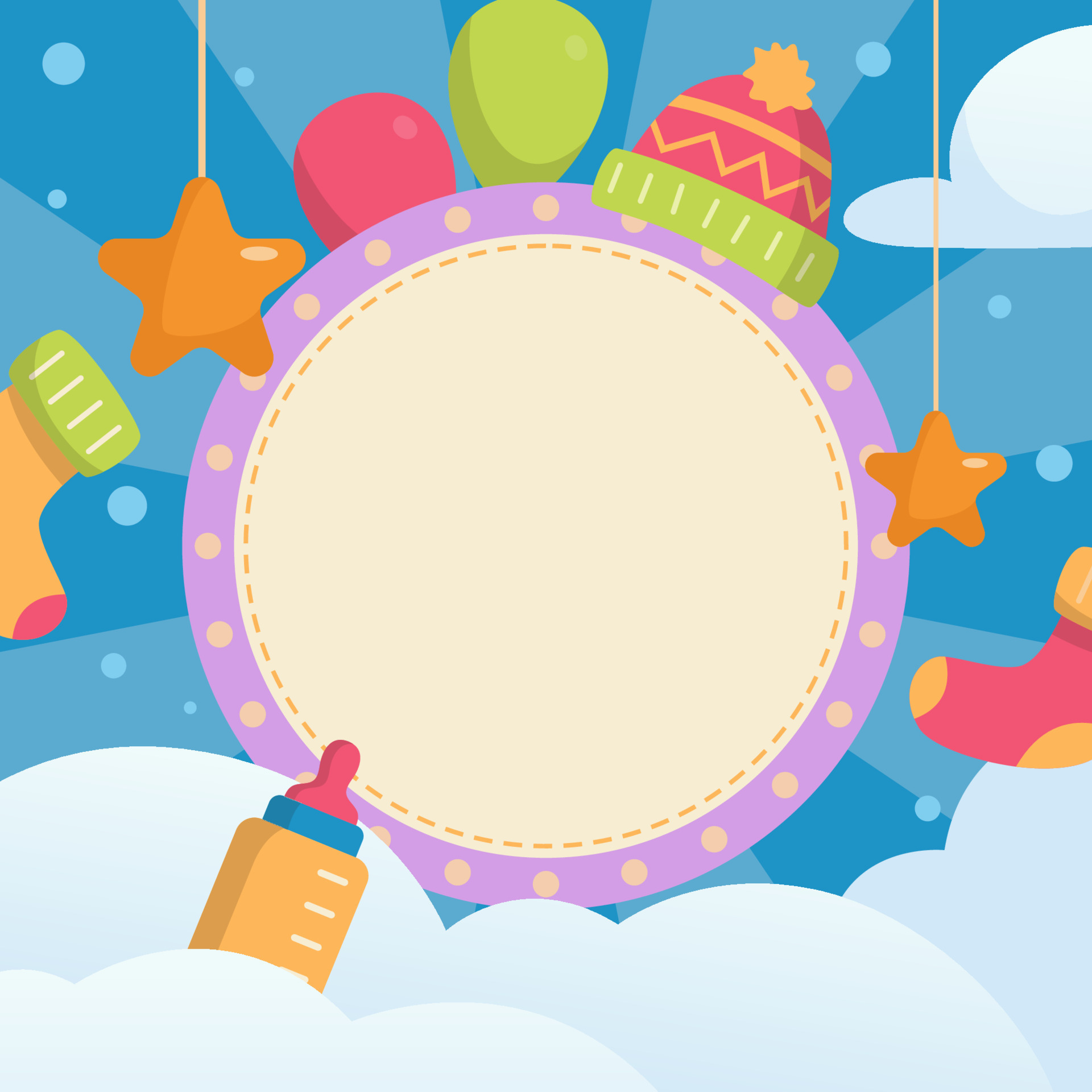 Happy Born Day Concept 10928009 Vector Art at Vecteezy