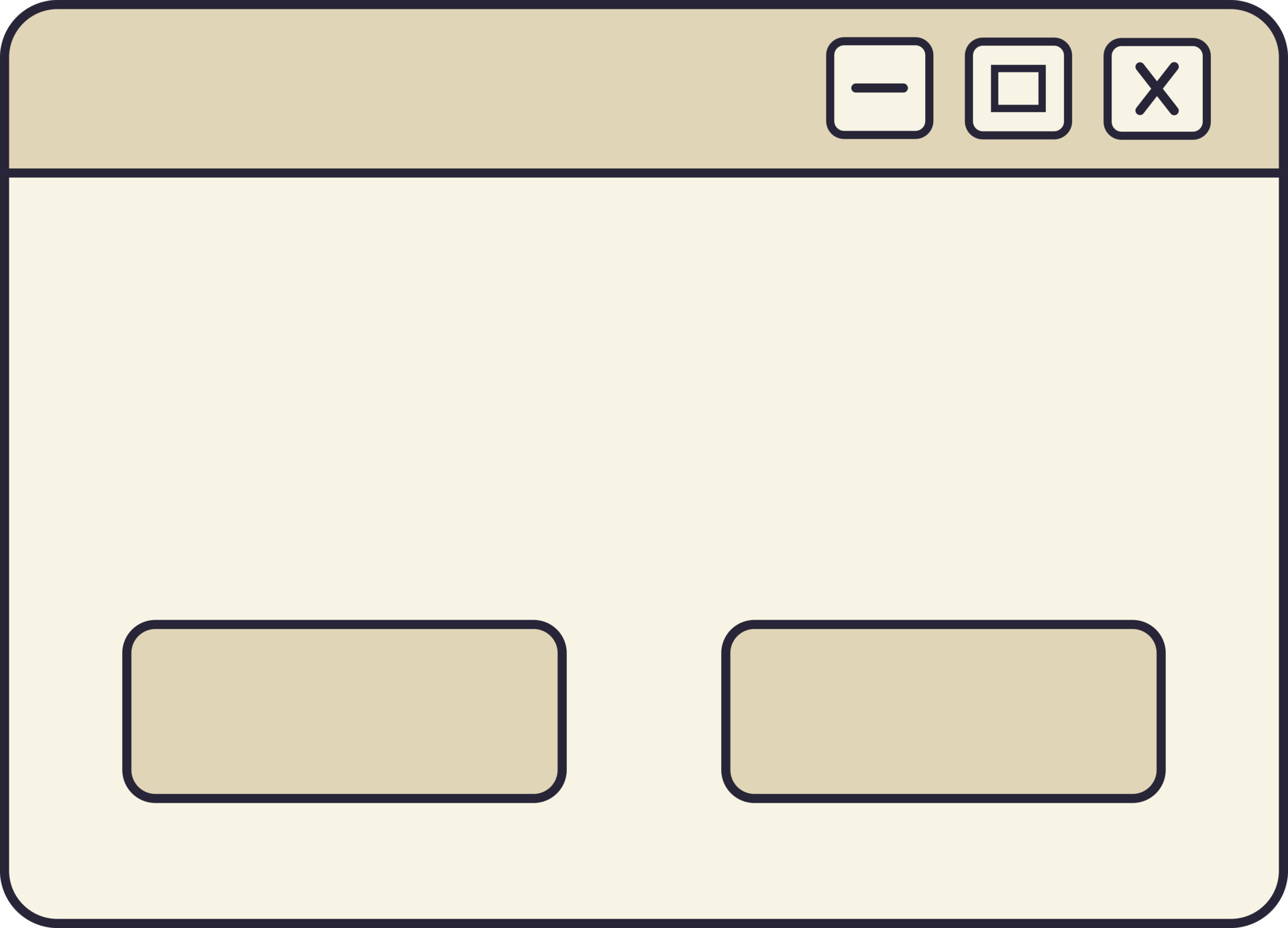 Brown UI Pop Up With Two Options Button 10928136 PNG brown-ui-pop-up-with-two-options-button-10928136-png