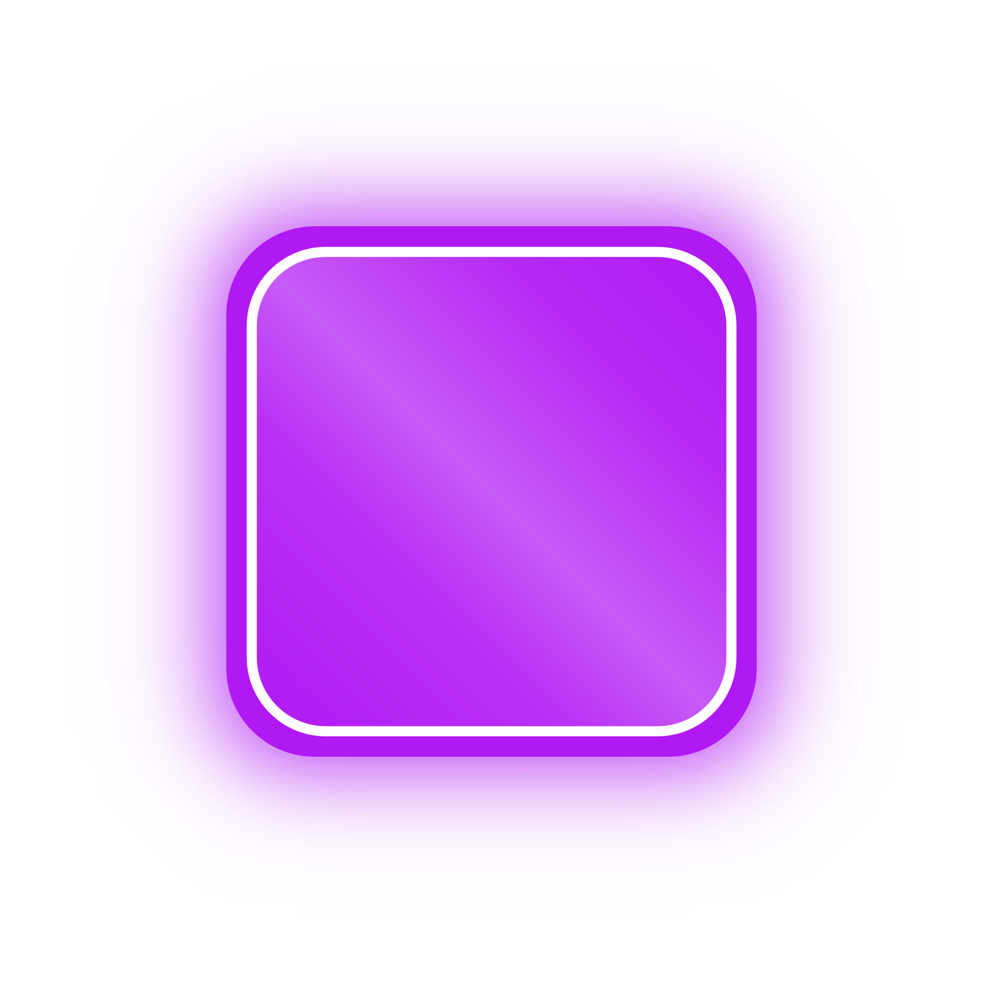 Neon Purple Square Banner, Neon Square 10928241 PNG