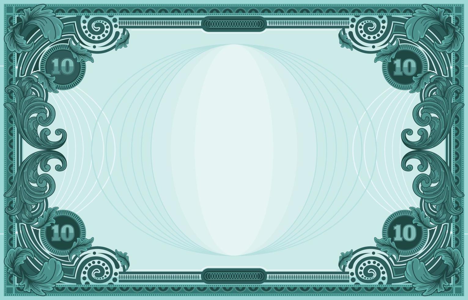 Print Paper Money Background Template vector