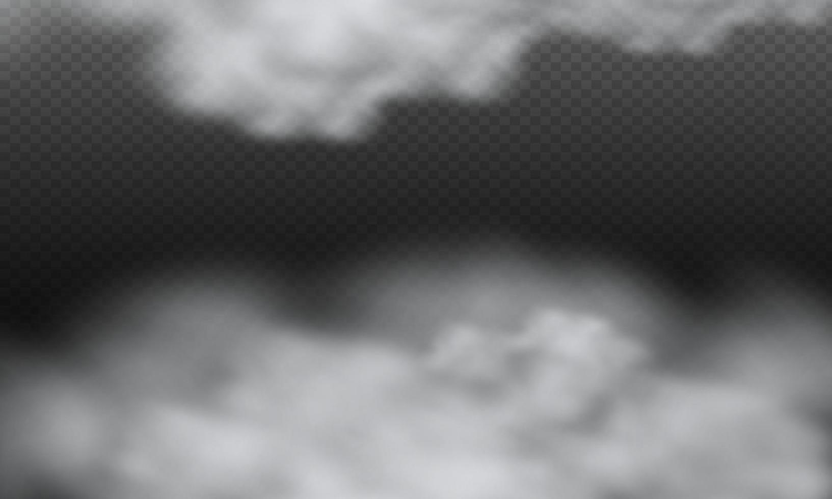 Vector illustration clouds and dust.