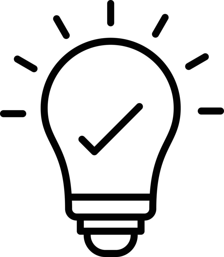 Innovation Line Icon vector