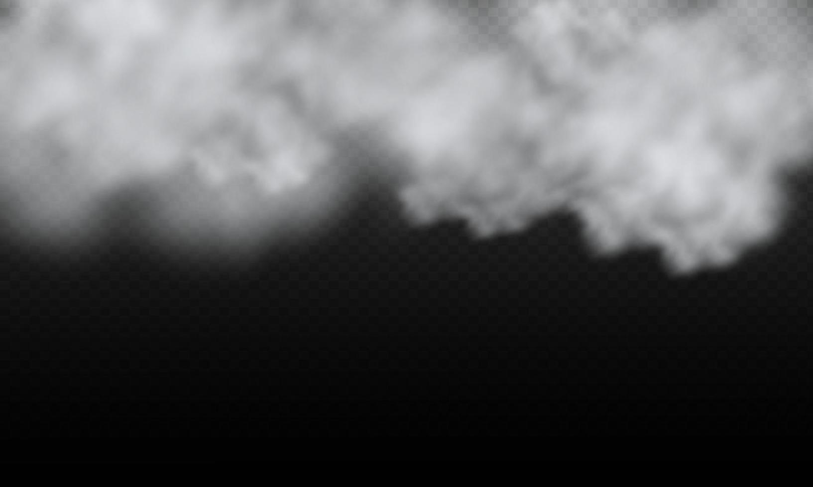 Vector illustration clouds and dust.
