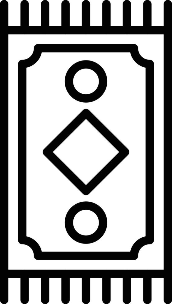 Prayer Rug Icon vector