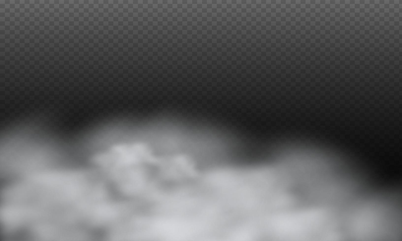 Vector illustration clouds and dust.
