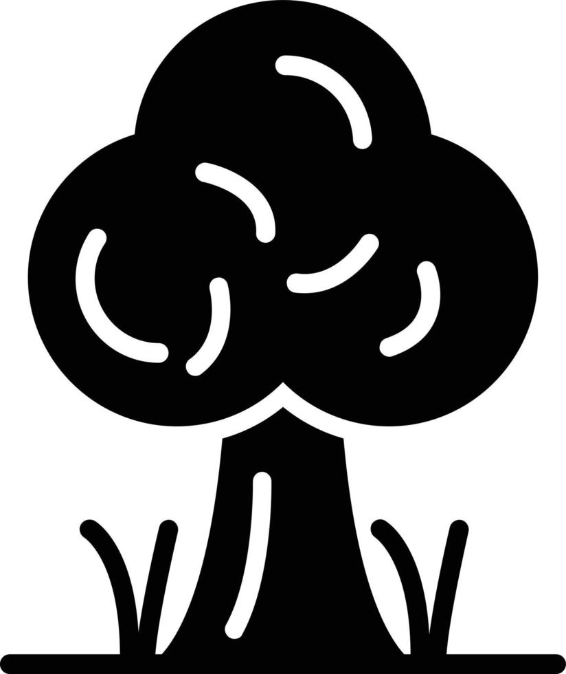 Tree Glyph Icon vector
