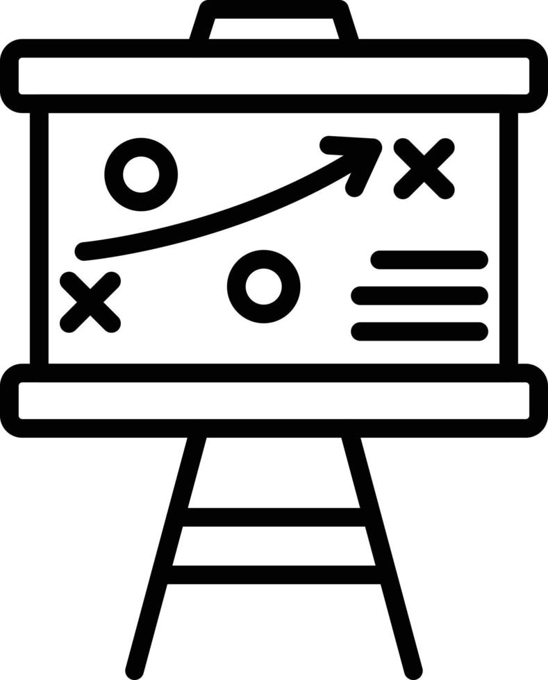 Strategy Line Icon vector