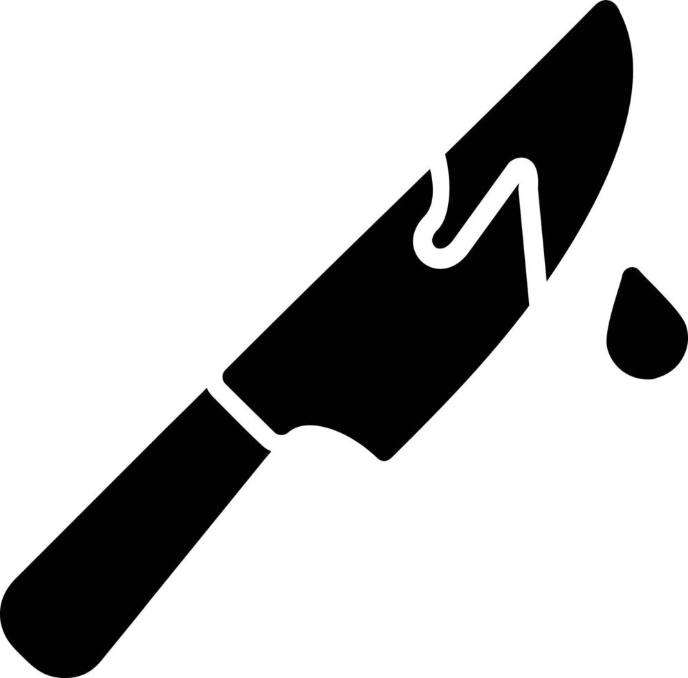 Knief Glyph Icon vector