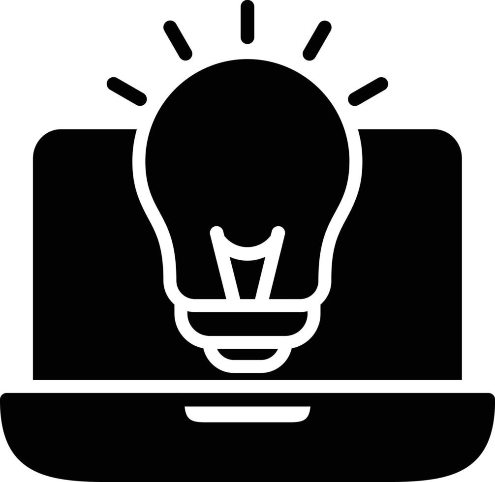 Idea Glyph Icon vector