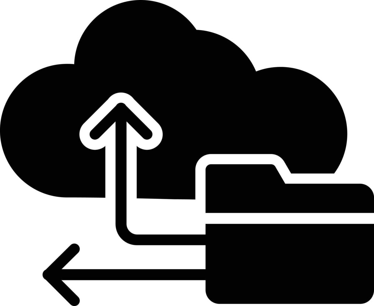 Backup Glyph Icon vector