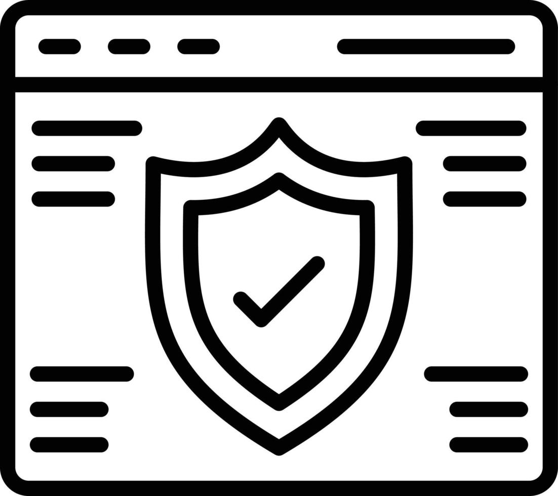 Internet Security Icon vector